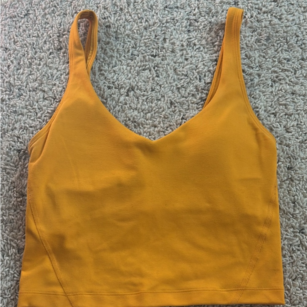 Gilly Hicks Mustard Yellow Tank Top